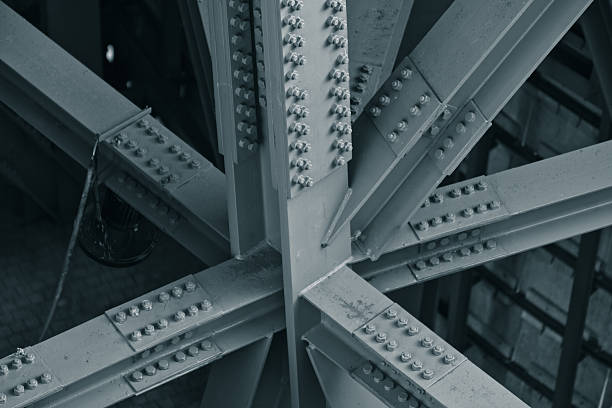 Bridge frame closeup. Horizontal toned image Bridge frame closeup. Horizontal toned image